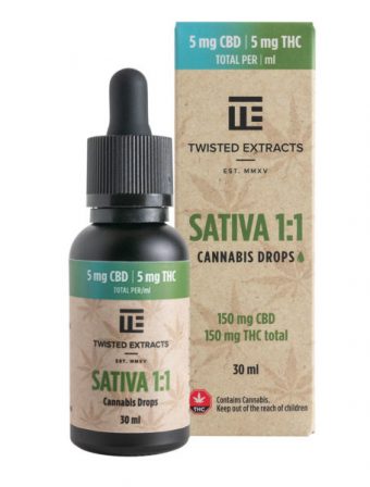 Sativa Oil Drops Tincture by Twisted Extracts