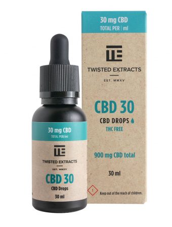 CBD Oil Drops Tincture by Twisted Extracts