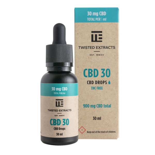 CBD Oil Drops Tincture by Twisted Extracts