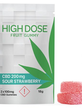 HIGH DOSE strawberry cbd gummies