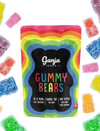 GANJA EDIBLES THC Sour Gummy Bears