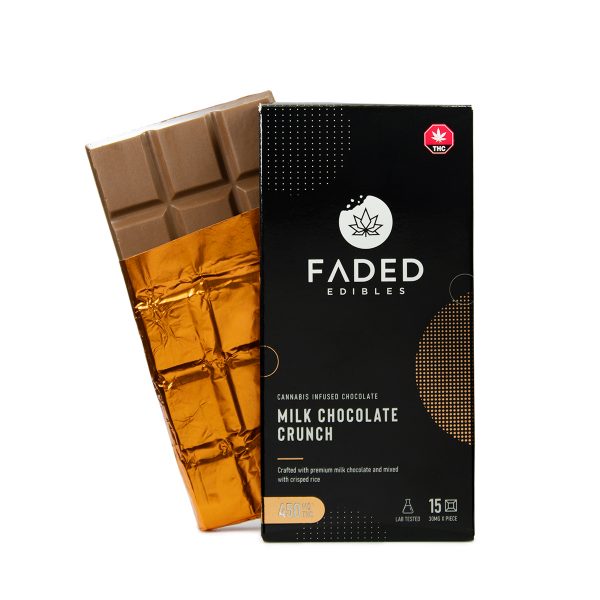 FADED CANNABIS CO. THC Chocolate Bars 450mg On Sale