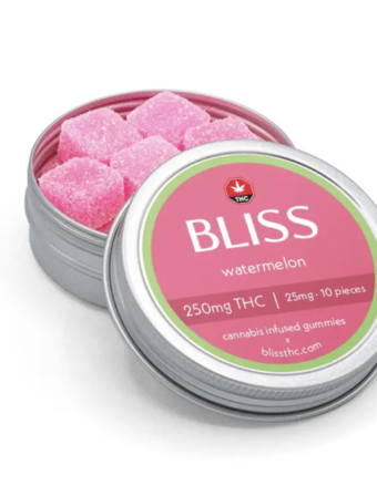 BLISS - Watermelon THC Gummies (250mg)